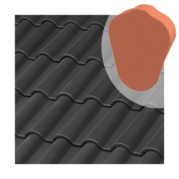 Fronton Circulaire De Rive à Rabat Tejas Borja - Graphite 2 Fronton Circulaire De Rive à Rabat Tejas Borja - Graphite – Image 2