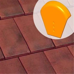 Terreal Fronton De Faîtière Ronde Ventilée