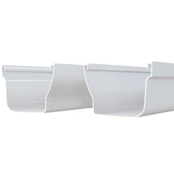 Gouttière MEP La Réversible En PVC Blanc - Développé 300 MM - 4 M