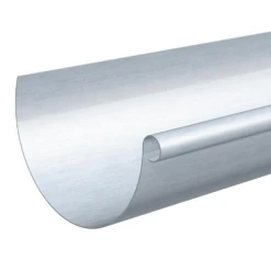 Rheinzink Gouttière En Zinc Avec Pince Et Boudin - 333 MM - ép. 0.65 MM - 4 M