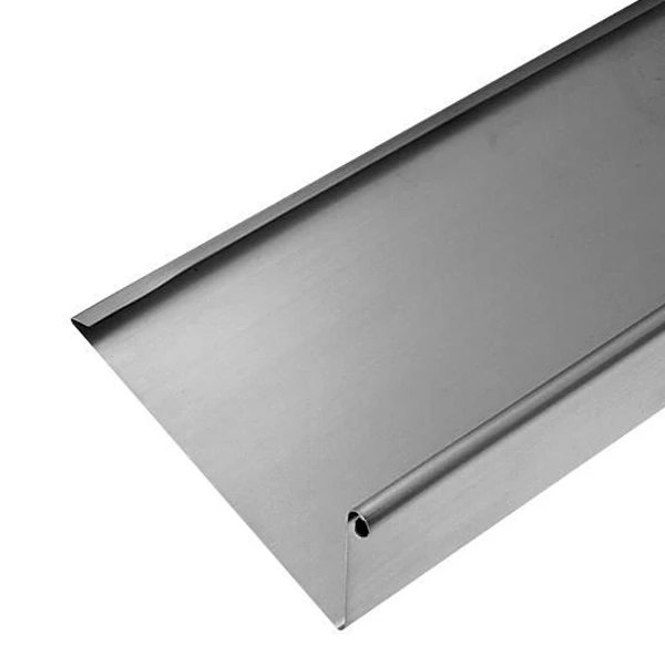 Rheinzink Gouttière Nantaise En Zinc Avec Pince - Développé 333 MM - 4 M 1 Rheinzink Gouttière Nantaise En Zinc Avec Pince - Développé 333 MM - 4 M