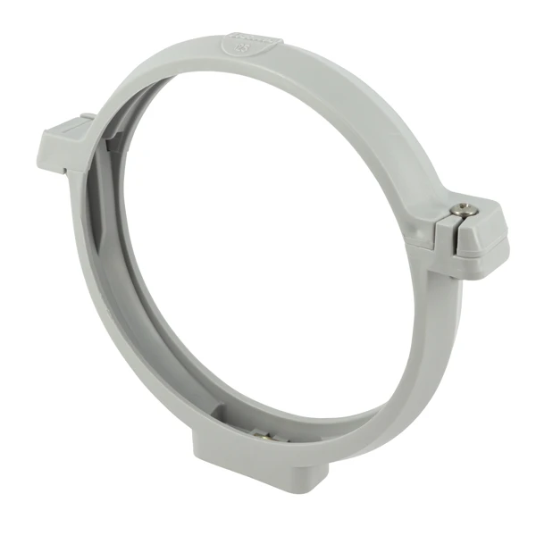 Collier Pour Tube De Descente Cylindrique Diamètre 125 Mm - COXGT Nicoll - Gris 1 Collier Pour Tube De Descente Cylindrique Diamètre 125 Mm - COXGT Nicoll - Gris