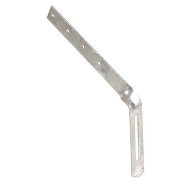 Hampe Chantournée Nicoll Fixation De Gouttière - Longueur Sur Chevron 225 Mm - Réglage 6 Cm - Acier Galvanisé 1 Hampe Chantournée Nicoll Fixation De Gouttière - Longueur Sur Chevron 225 Mm - Réglage 6 Cm - Acier Galvanisé