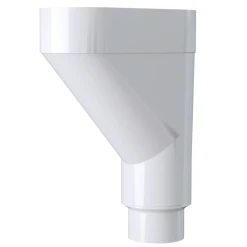 Jambonneau MEP 810JAM Tuyau De Descente Ø 80mm - PVC Blanc