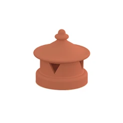 Lanterne Universelle Tejas Borja Pour Tuile - Ø 130 Mm - Nature Rouge