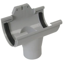 Naissance à Joint Nicoll NC25 - Tube De 80 Mm - Gris