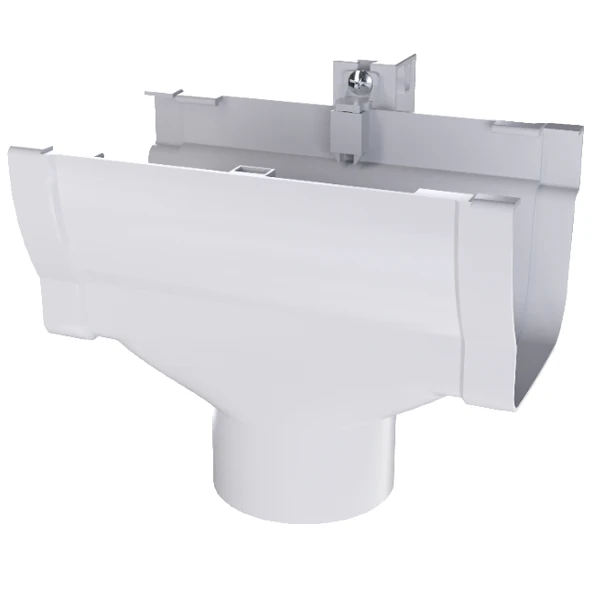 Naissance MEP Avec Patte Support Pour Gouttière La Réversible - PVC Blanc 1 Naissance MEP Avec Patte Support Pour Gouttière La Réversible - PVC Blanc