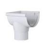 Naissance Gauche à Coller MEP 25NGC Pour Gouttière GD25 - PVC Blanc