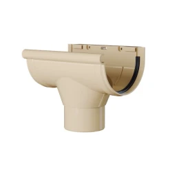 Naissance Centrale à Joint MEP 25NCC Pour Gouttière GD25 - PVC Sable