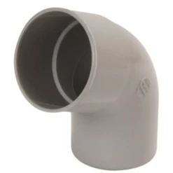 Coude Nicoll Pour Tube De Descente Cylindrique Ø 80 Mm - Angle 67°30 - Mâle/Femelle - Techtan - Sable