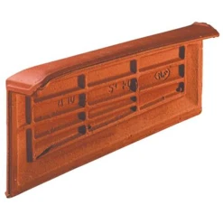 Edilians Tuile De Rive Gauche En Terre Cuite - Delta 10 Ste Foy - Rouge Nuancé -VMZinc Boutique riveindiv gauchearecouvrementdelta10 175827