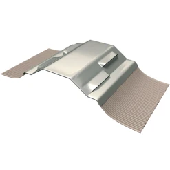 Closoir Rigide Lahe-Pro Rose Vieilli Coque Acier 140 MM X 2 M