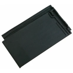 Terreal Tuile Grand Moule Du Nord Aspect Plat - Volnay PV - 24,8 X 40,8 Cm - Vieilli Bourgogne