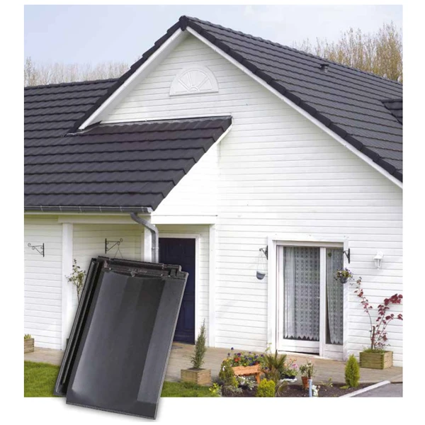 Wienerberger Tuile Terre Cuite à Onde Douce - Jura Nova - Emboîtement Grand Moule à Pureau Variable - Anthracite 3 Wienerberger Tuile Terre Cuite à Onde Douce - Jura Nova - Emboîtement Grand Moule à Pureau Variable - Anthracite – Image 3