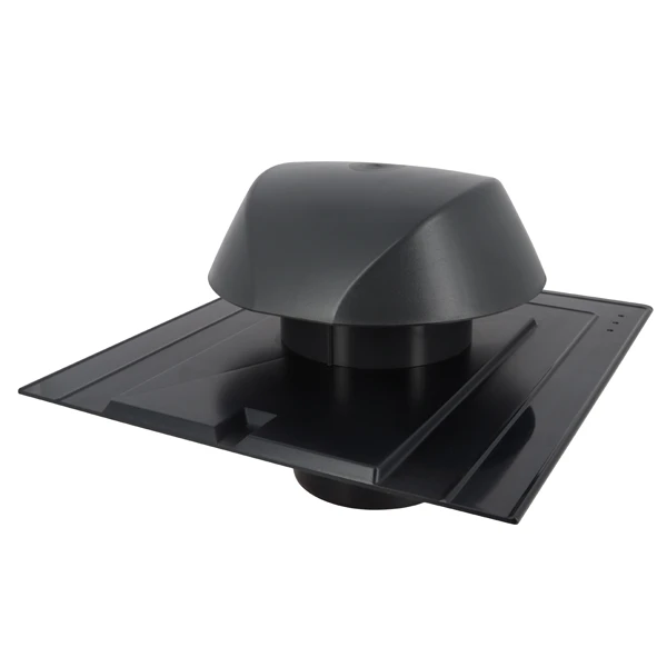Nicoll Chapeau De Ventilation Avec Platine Ardoise Atemax - ø 125 Mm - Gris Anthracite 1 Nicoll Chapeau De Ventilation Avec Platine Ardoise Atemax - ø 125 Mm - Gris Anthracite