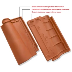 Tuile En Terre Cuite TB-12 Tejas Borja - Nature Castilla - 439 MM X 260 MM 9 Tuile En Terre Cuite TB-12 Tejas Borja - Nature Castilla - 439 MM X 260 MM -VMZinc Boutique tb12