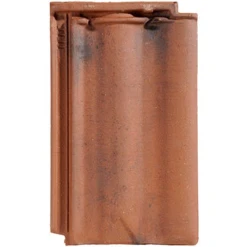 Edilians Tuile En Terre Cuite - Delta 10 Ste Foy - Emboîtement Grand Moule Faiblement Galbée à Relief - Rouge Nuance -VMZinc Boutique tuile 20delta 2010 20seule 20rouge nuance