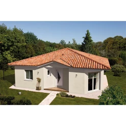 BMI Monier Tuile En Terre Cuite Grand Moule Fort Galbe D'aspect Canal - Fériane - Colorado - 48 X 29 Cm -VMZinc Boutique tuile 20feriane c2 aeamb