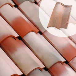 Edilians Tuile En Terre Cuite - Plein Sud Gélis - Emboîtement Grand Moule Fortement Galbée - Tradition -VMZinc Boutique tuile 20plein 20sud 20tradition