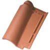 Edilians Tuile En Terre Cuite - Romane Sans - Double Emboîtement Grand Moule Fortement Galbée - Rouge