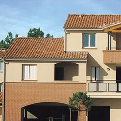 Edilians Tuile En Terre Cuite - Romane Sans - Double Emboîtement Grand Moule Fortement Galbée - Rouge -VMZinc Boutique tuile 20romane 20sans 20amb 202