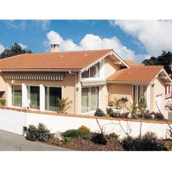 Edilians Tuile En Terre Cuite - Méridionale Poudenx - Emboîtement Grand Moule Fortement Galbée - Rouge -VMZinc Boutique tuile meridionale realisation rouge