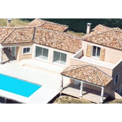 Edilians Tuile En Terre Cuite - Plein Sud Gélis - Emboîtement Grand Moule Fortement Galbée - Tradition -VMZinc Boutique tuile plein sud realisation tradition 2