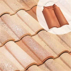 Edilians Tuile Double Bourrelet - Méridionale Poudenx - Longueur 430 Mm - Pastel