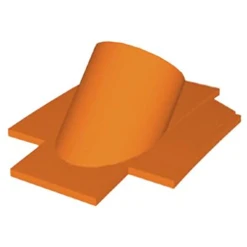 Tuile à Douille 65P20 - Diam.150 Mm