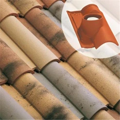 Edilians Tuile à Douille Oméga 10 - Diam. 150 Mm