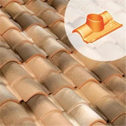 Terreal Tuile à Douille - Romane Azur 65RZ - Diamètre 150 Mm - Castelviel -VMZinc Boutique tuiledouilled150romaneazur65rzte 709811 2