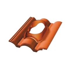 BMI Monier Tuile à Douille Béton Pour Système Durovent - Plein Ciel - Badiane - 42 X 33.5 Cm