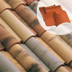 Edilians Tuile Sous-faîtière 1/2 Pureau Oméga 10