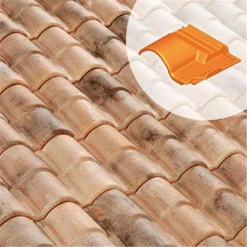 Terreal Tuile S/faîtière 1/2 Pureau Romane Canal