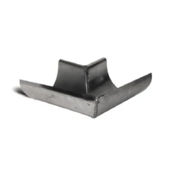 Rheinzink Équerre Intérieure Zinc Demi-ronde