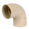 Nicoll Coude Tube Descente Femelle / Femelle Angle 87° - 80 Mm - PVC - Sable