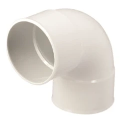 Nicoll Coude Tube De Descente - Femelle / Femelle - 87° - 80 Mm - PVC - Blanc