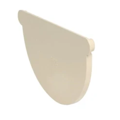 Fond De Naissance Demi-rond Nicoll Pour Gouttière - Gauche/Droite - Développé 33 Cm - Largeur 173 Mm - Techtan - Sable