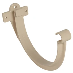 Crochet Bandeau Nicoll Pour Gouttière Demi-ronde - Développé De 33 Cm - Largeur 200 Mm - Techtan - Sable